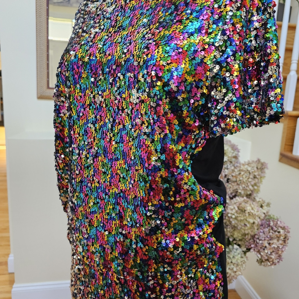 **Set** Matching Sequin Top & Skirt - image 3